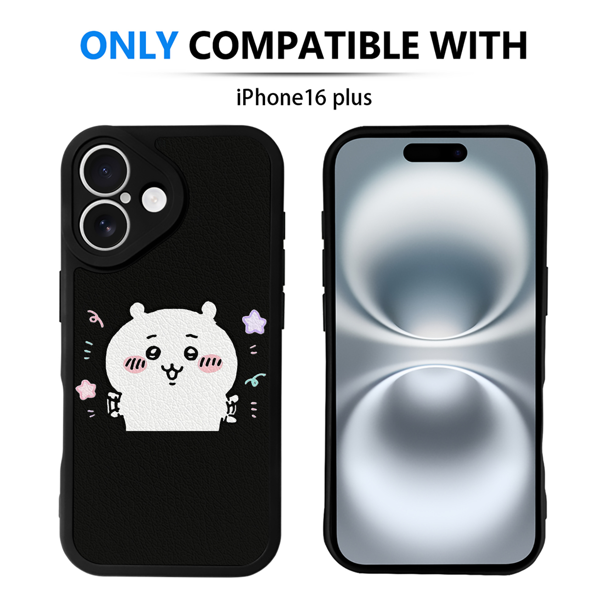 （画像用） ちいかわ ちいかわ Chii-kawa chiikawa 【iPhone 16シリーズ対応】シリコンスマホケース（レザー調） 材質：シリコン